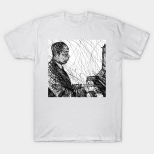 SERGEI PROKOFIEV ink portrait .1 T-Shirt